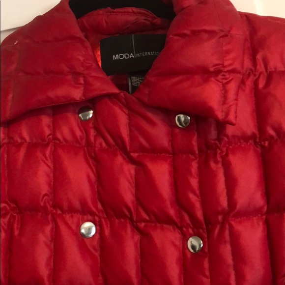 MODA down/ feather jacket - Picture 2 of 4